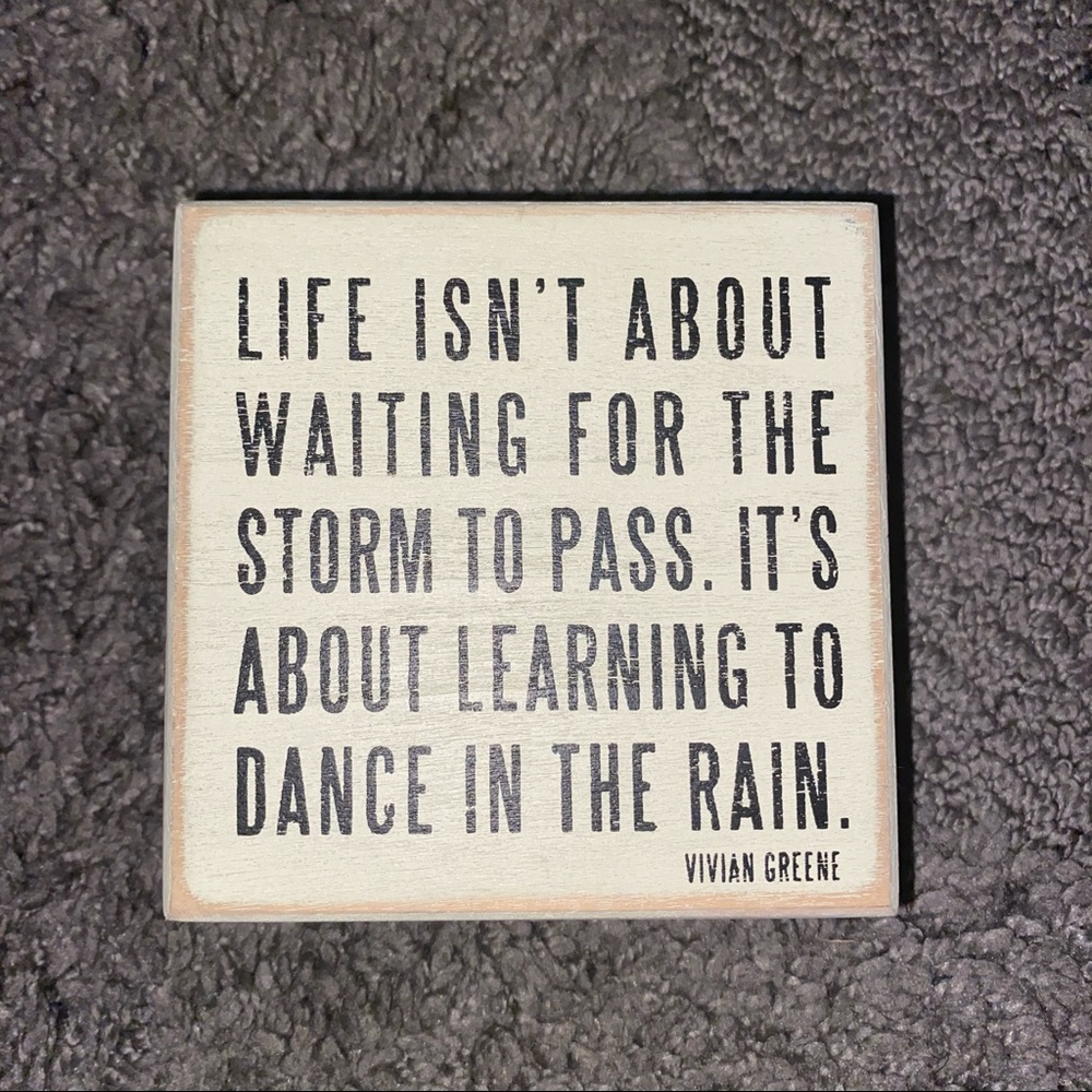 Wooden Dance Quote Sign